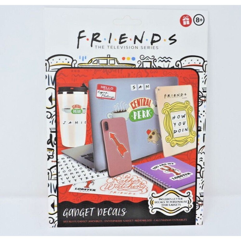 Friends The Television Series 110 Waterproof Removable Gadget Decals Personalize